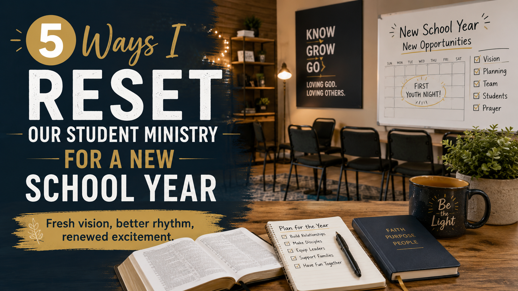 How I reset our student ministry for a new school year?
